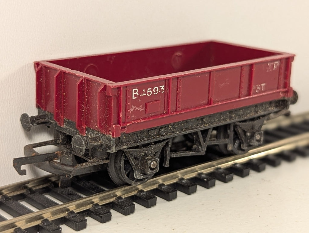 Tri-ang Hornby R113 OO Gauge BR Drop-Side Goods Wagon B4593