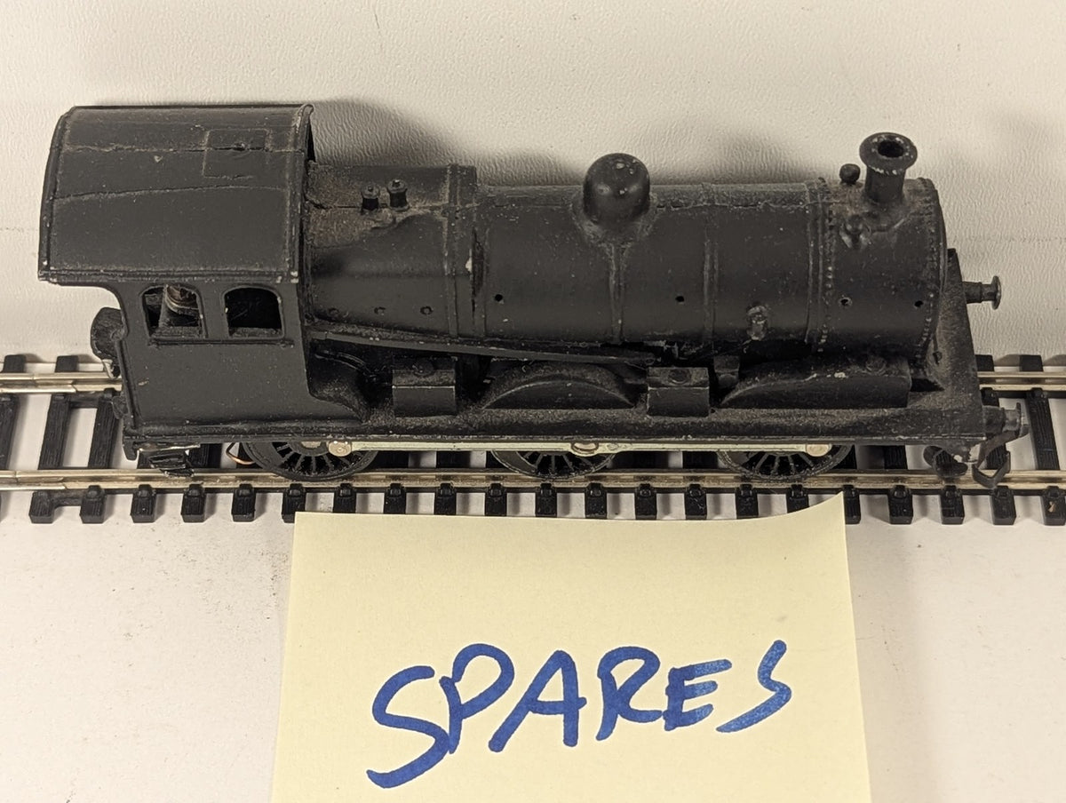 Tri-ang OO Gauge 0-6-0 Steam Locomotive Black Spares or Repair