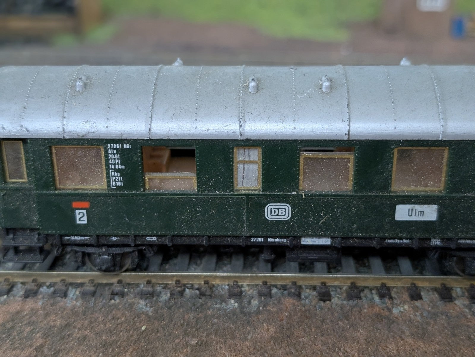Lima 2nd Class Passenger Coach 27261 of the DB