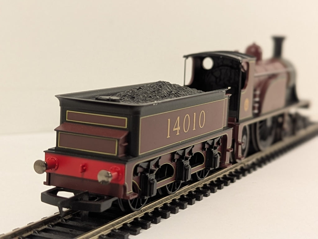Hornby OO Gauge Midland Single 4-2-2 Steam Locomotive 14010 LMS Crimson