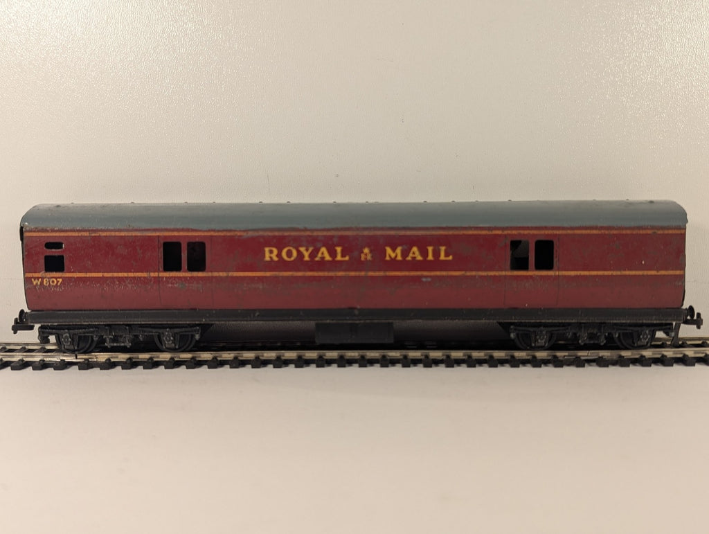 Hornby Dublo OO Gauge TPO Royal Mail Van Passenger Coach W807 BR Maroon 32098