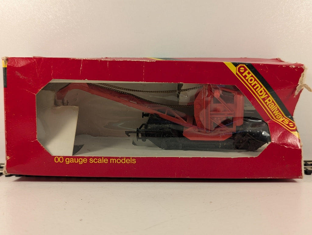 Hornby OO Gauge Operating Crane Wagon Goods Wagon Red R127