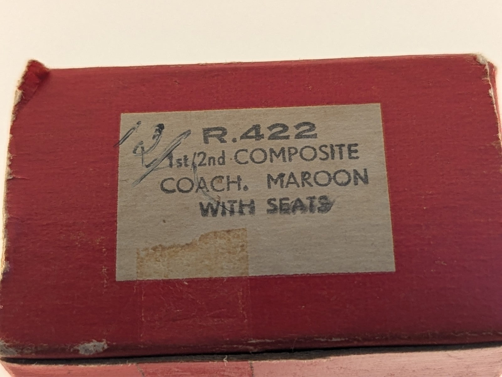 Tri-ang Railways R.422 OO Gauge First/Second Composite Coach - Boxed