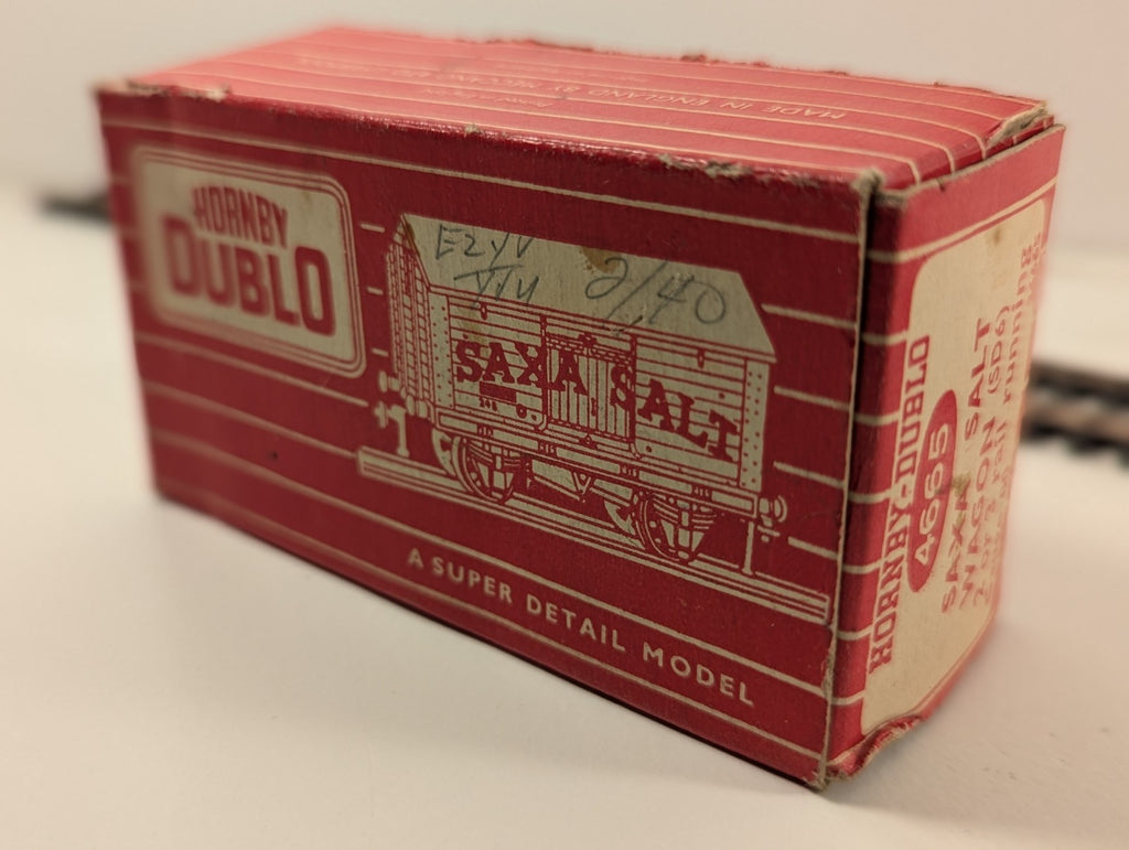 Hornby Dublo Saxa Salt Covered Van OO Gauge