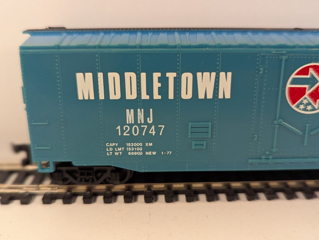 Bachmann HO Gauge Middletown & New Jersey Plug Door Boxcar 120747