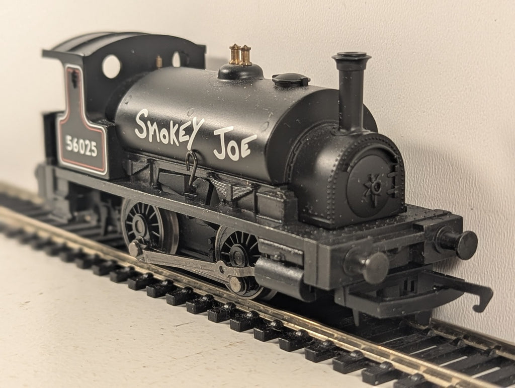 Hornby OO Gauge Class 0F "Smokey Joe" Steam Locomotive 56025 BR Black - Boxed