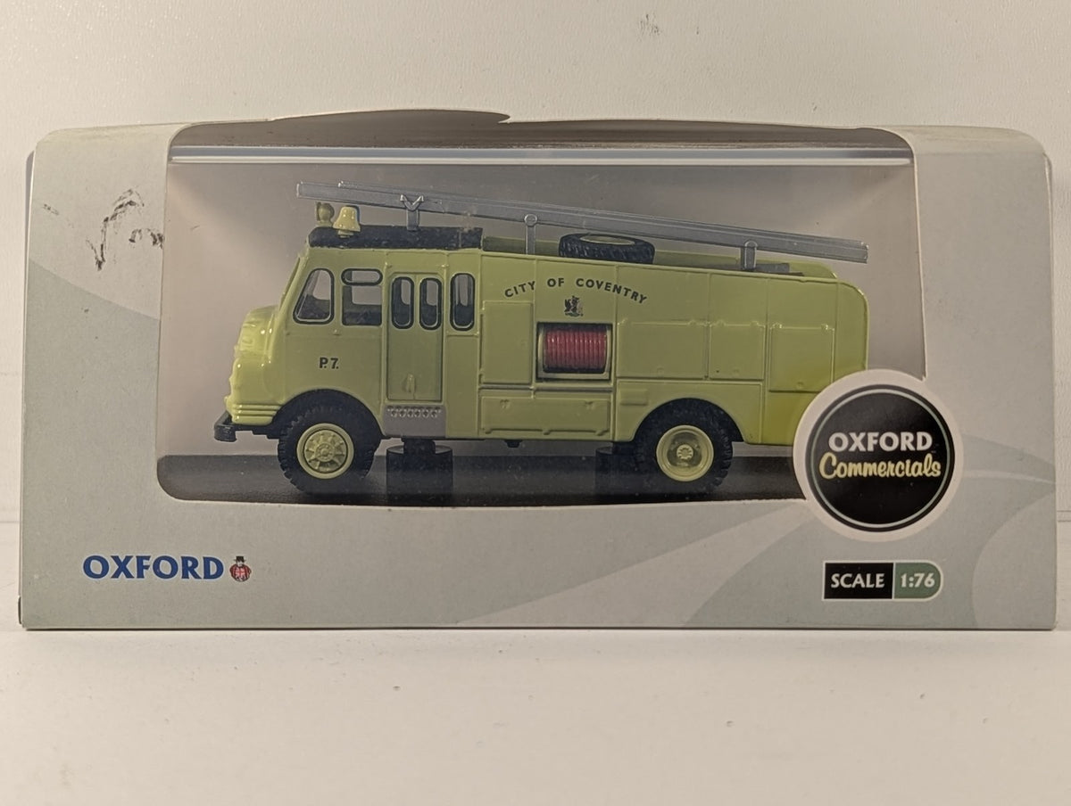 Oxford Diecast 1:76 Bedford Green Goddess Coventry Fire Brigade Diecast Vehicle