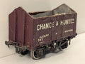 OO Gauge 7-Plank Peaked End Wagon Goods Wagon 333 Chance & Hunt Maroon