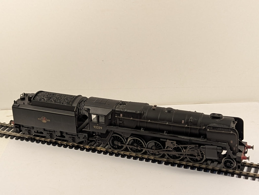 Hornby R2248 BR Class 9F  Weathered Steam Locomotive - Boxed - Spares/Repairs