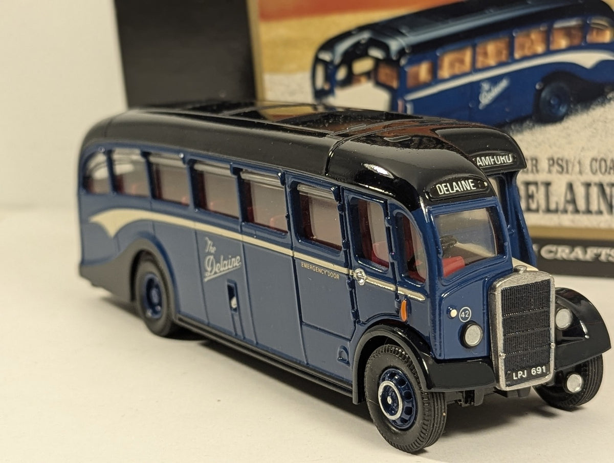 GB Models 1:43 to 1:50 Scale Leyland Tiger PS1/1 Coach Die-cast Coach LPJ 691