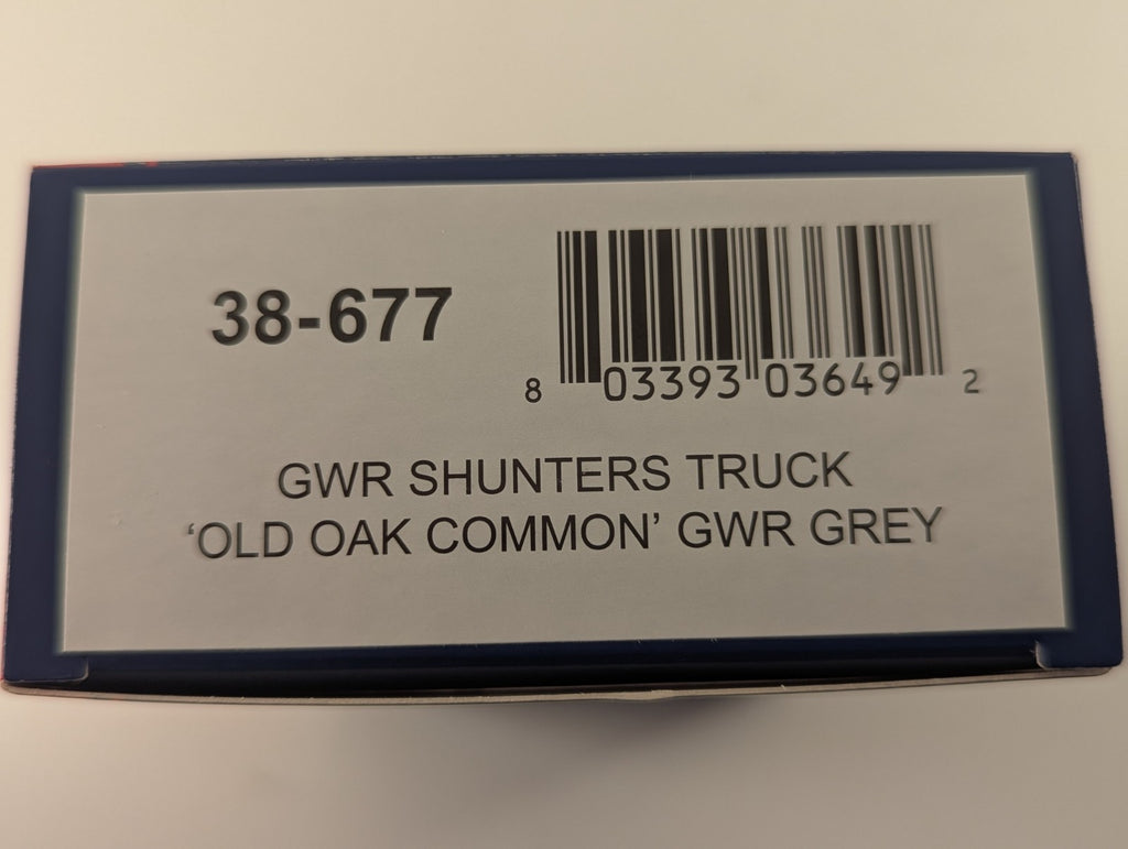 Bachmann 38-677 GWR Shunters Truck 'Old Oak Common'
