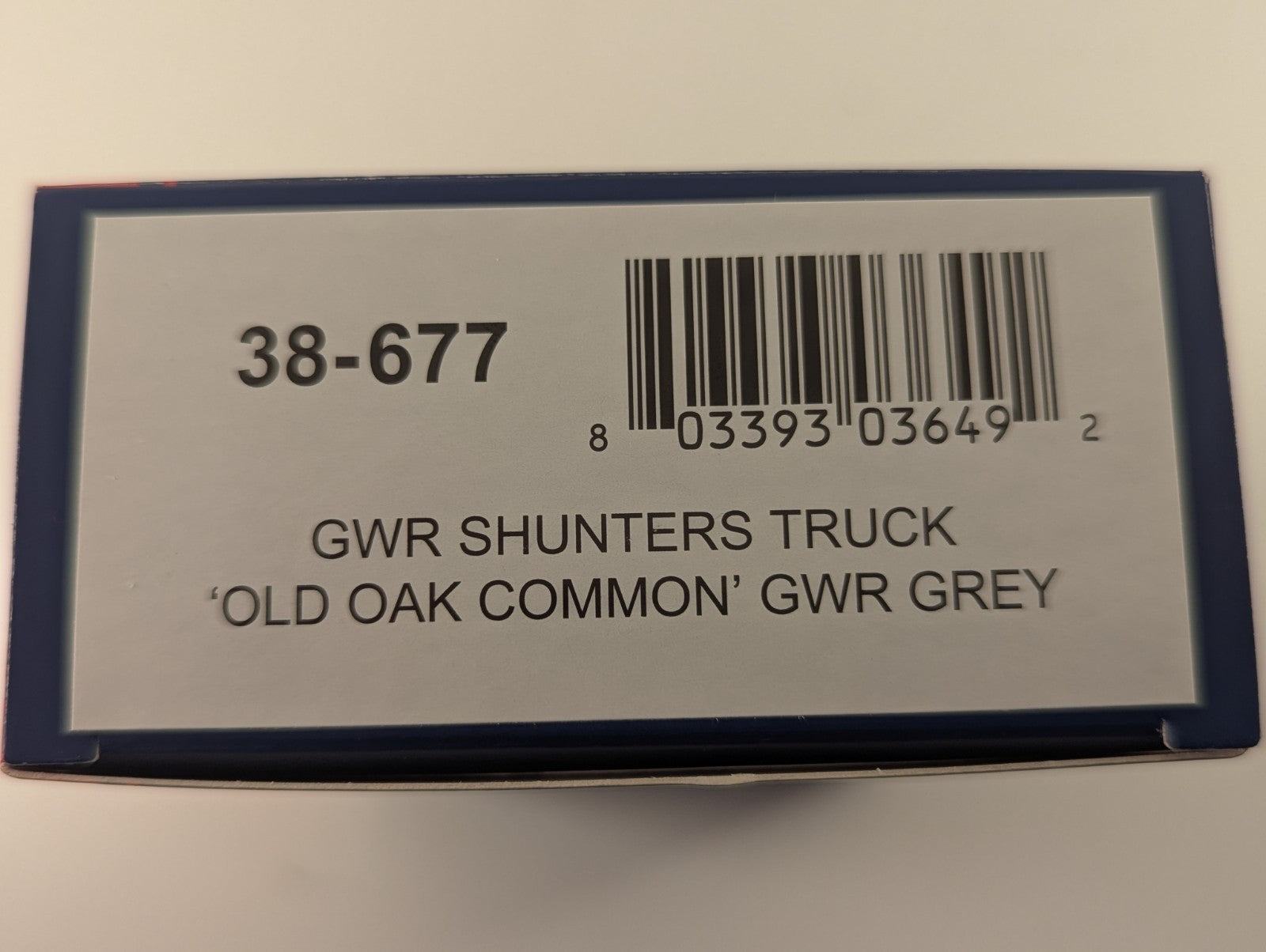 Bachmann 38-677 GWR Shunters Truck 'Old Oak Common'