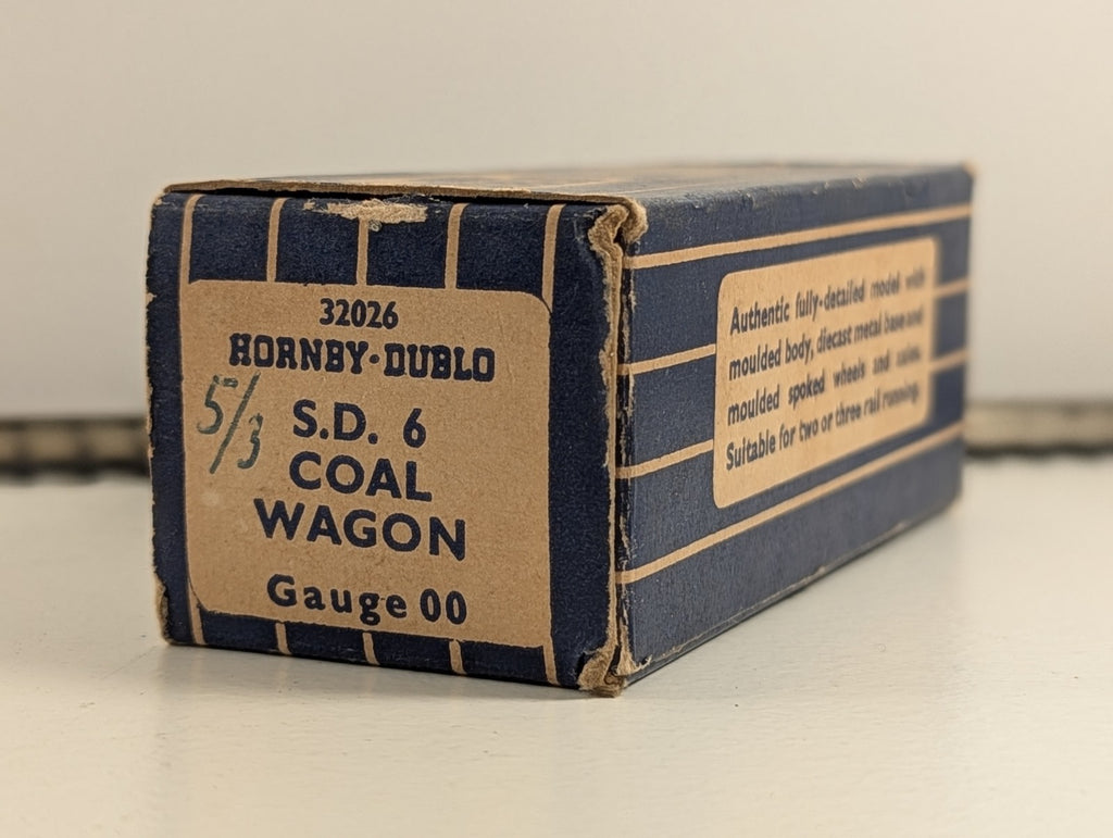 Hornby Dublo 32026 OO Gauge SD6 Coal Wagon - Boxed