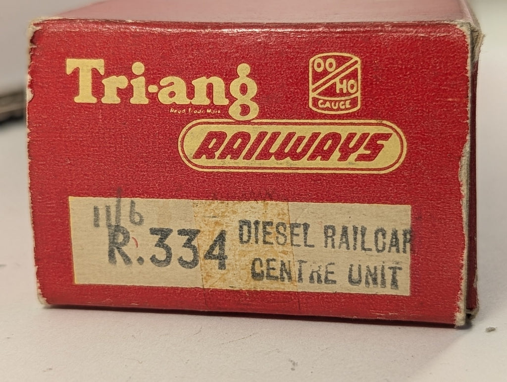 Tri-ang OO Gauge Diesel Railcar Centre Unit DMU Coach BR Blue & Grey R.334