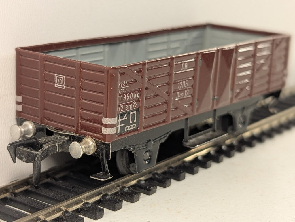 Fleischmann HO Gauge DB Om 12 Open Wagon 1205 DB Brown 1405