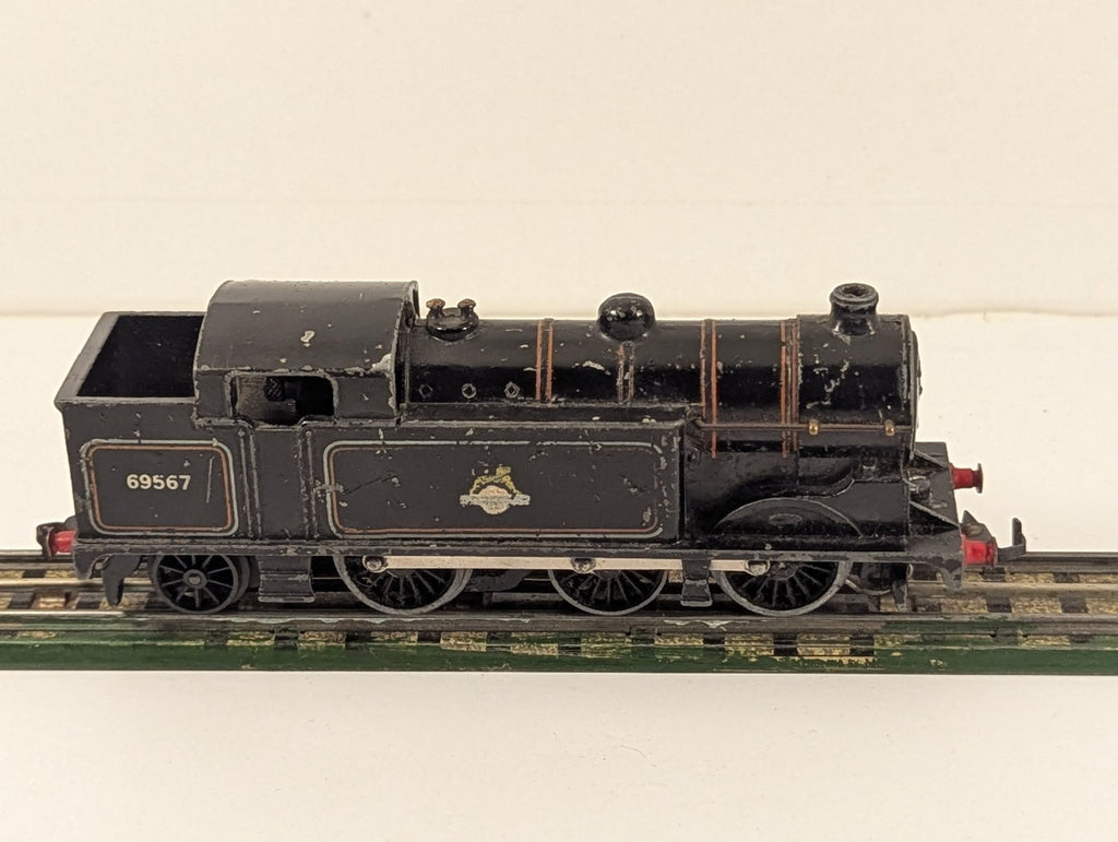 Hornby Dublo EDL17 Class N2 0-6-2T BR Black 69567  - 3 Rail