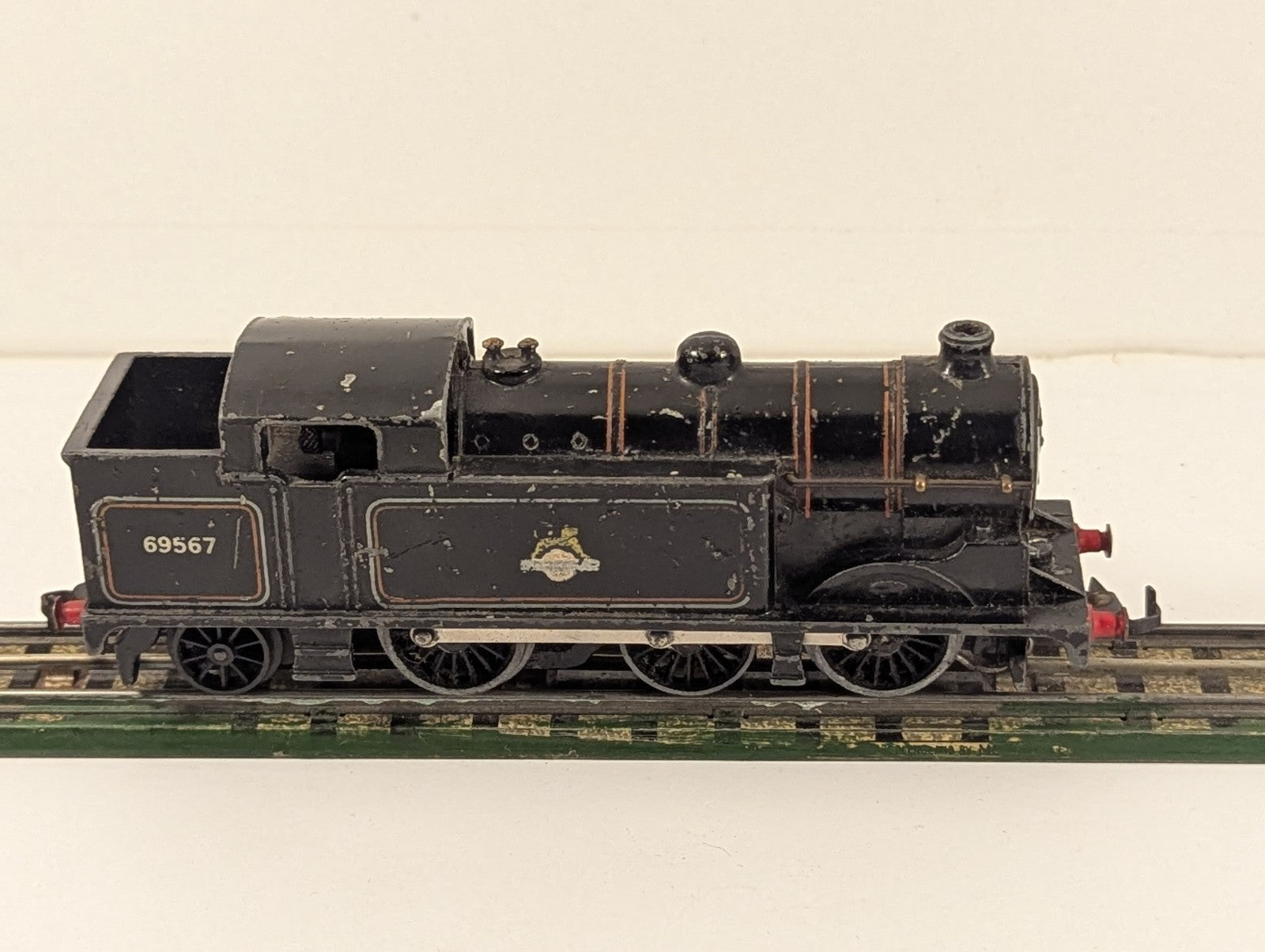 Hornby Dublo EDL17 Class N2 0-6-2T BR Black 69567  - 3 Rail