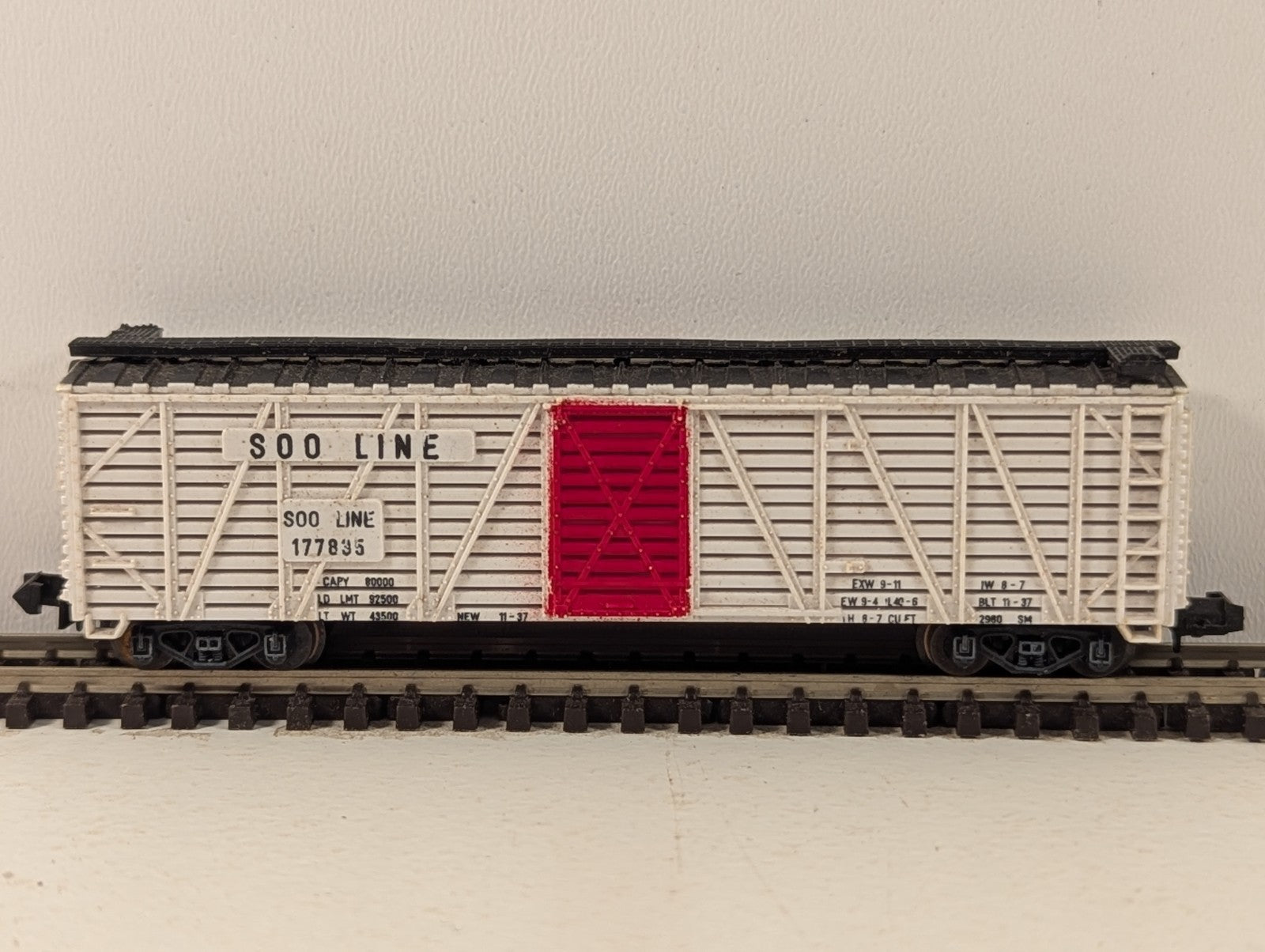 Lima N Gauge Soo Line Single Door Stock Car