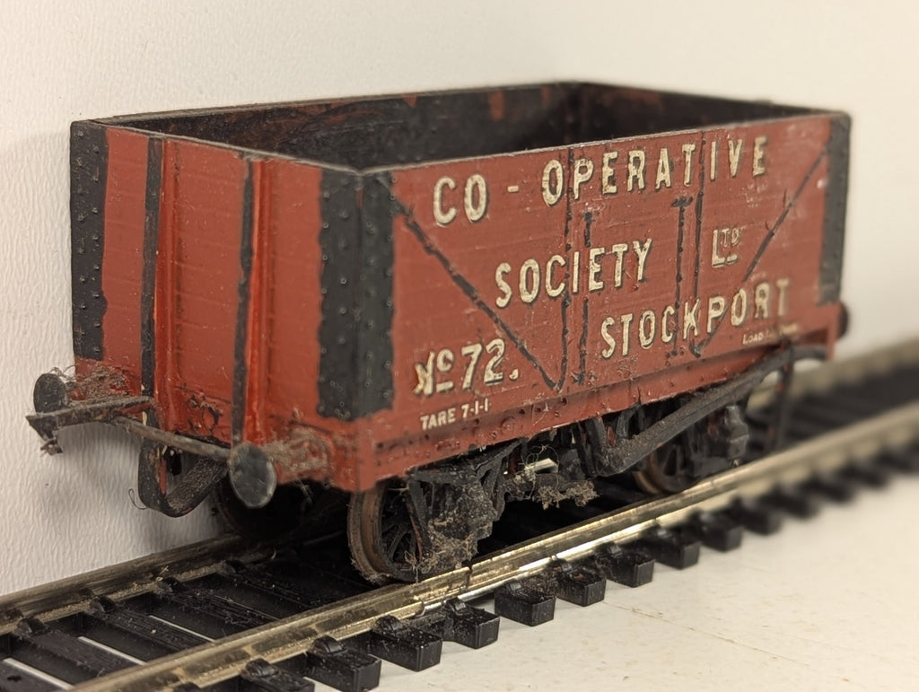 Kitbuilt OO Gauge Co-operative Society Stockport 5-Plank Wagon Open