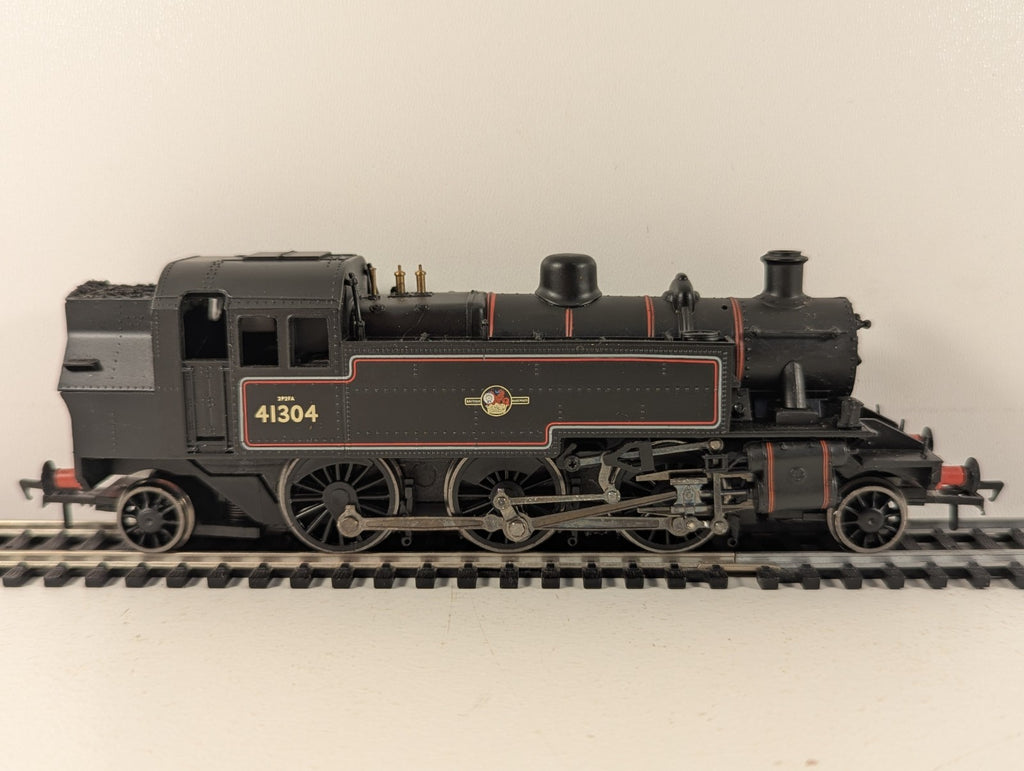 Bachmann 31-452C OO Gauge Ivatt 2MT Tank 41304 BR Black - Boxed