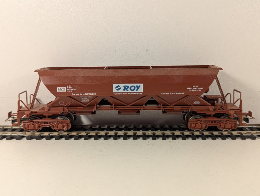 Jouef HO Gauge Wagon Trémie Roy Goods Wagon 690 0 009-6 SGW Brown