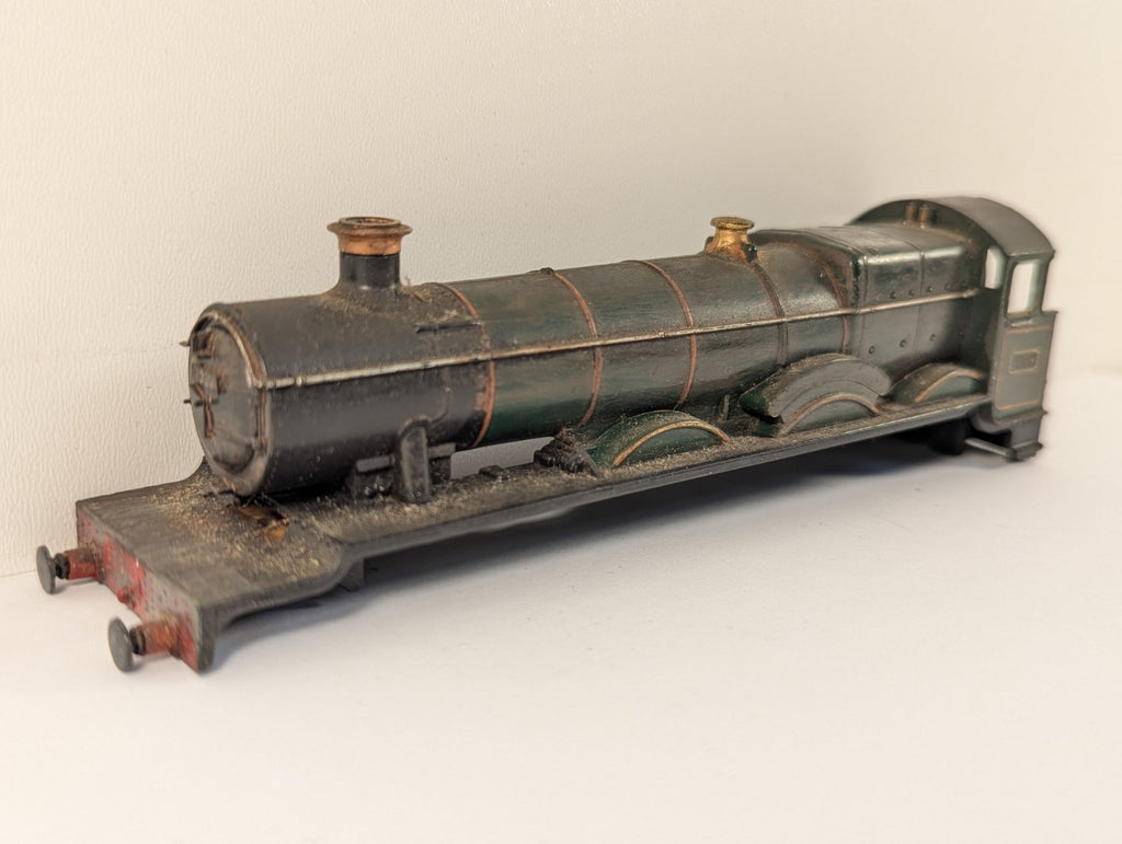 Tri-ang Hornby R759 OO Gauge GWR Hall Class Body Shell - missing decals