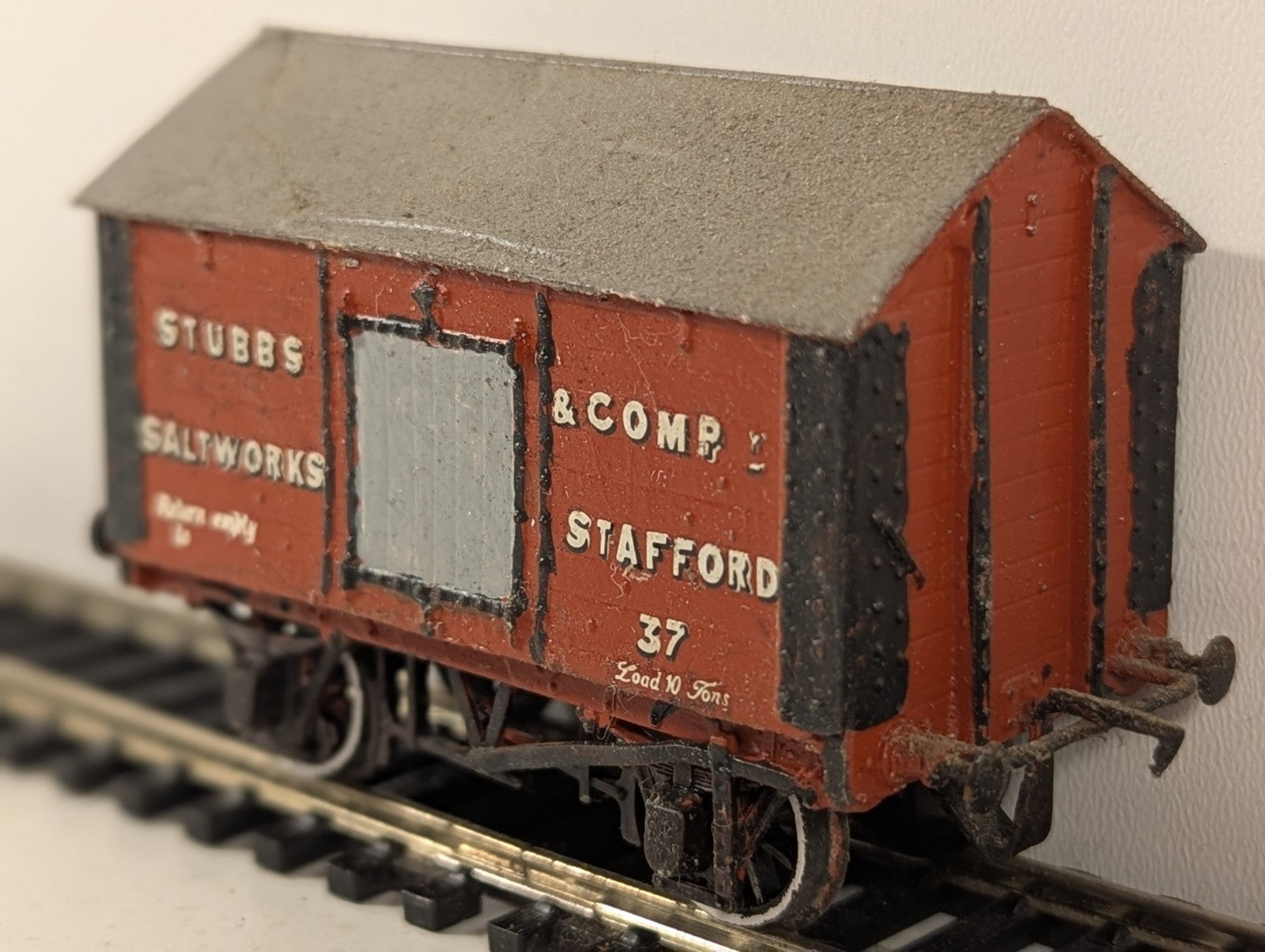 Kitbuilt OO Gauge Gloucester 10 Ton Salt Van Goods Wagon 37