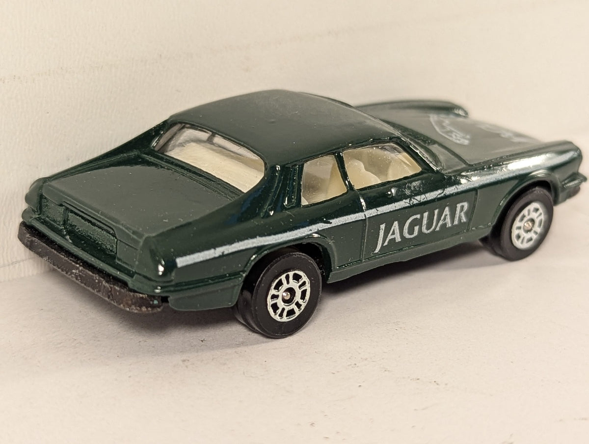 Corgi Jaguar Track Car Die-cast Model Green with white Jaguar graphics