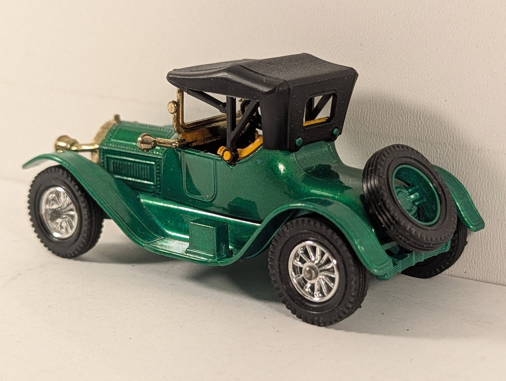 Matchbox 1913 Cadillac Die-cast Model Car Green Y-6
