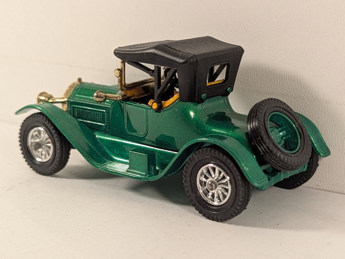Matchbox 1913 Cadillac Die-cast Model Car Green Y-6