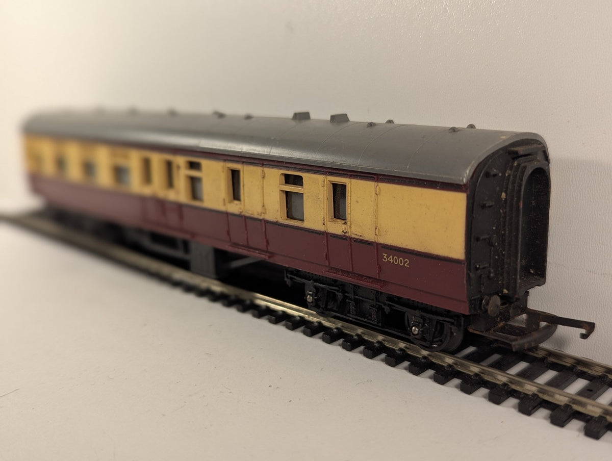 Tri-ang OO Gauge GWR Short Passenger Brake Coach Passenger Coach 34002