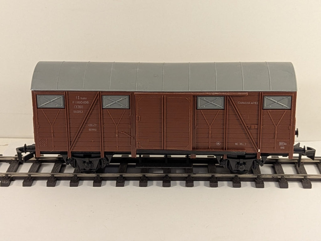 Lima O Gauge FS Type F Box Van Goods Wagon F1160106 FS Brown