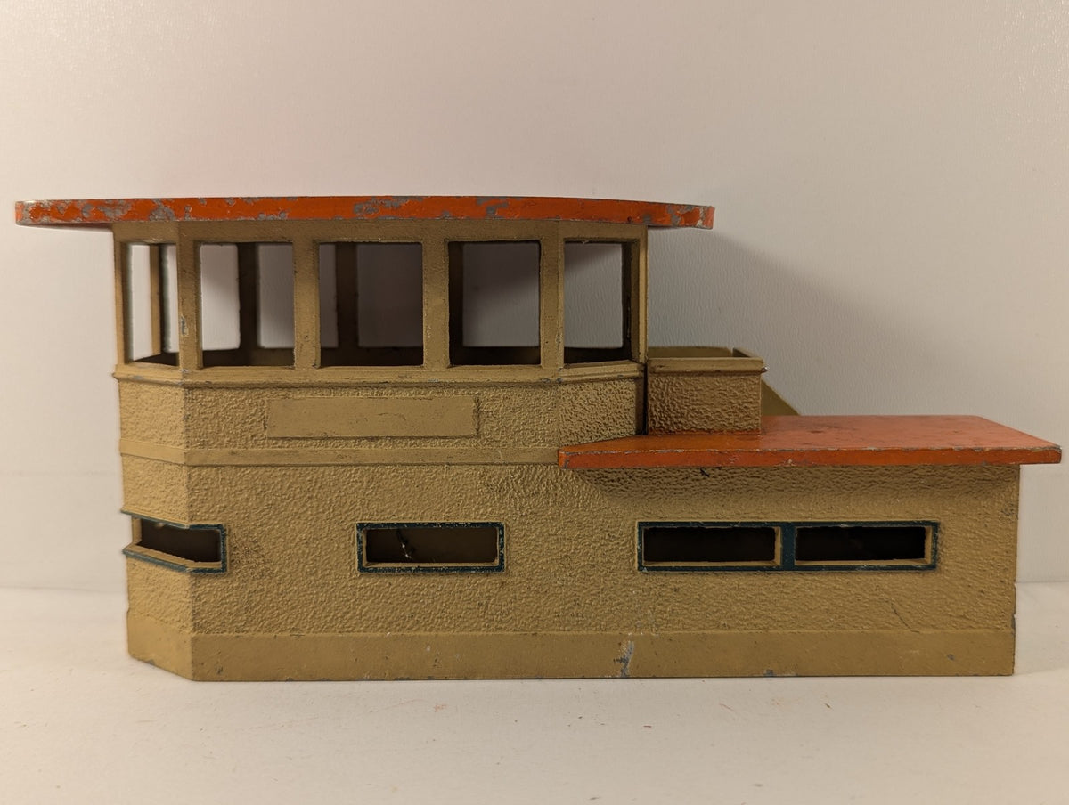 Hornby-Dublo OO Gauge D1 Signal Cabin Building Tan & Orange