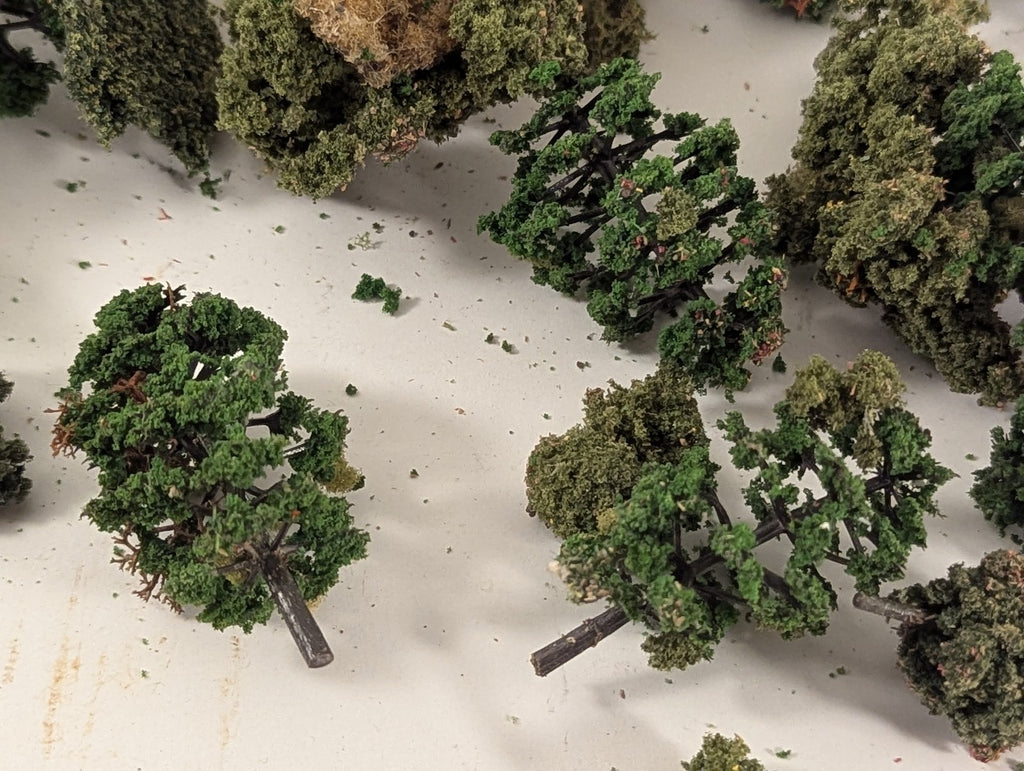 OO/HO Gauge Assorted Model Railway Trees Scenery & Trees