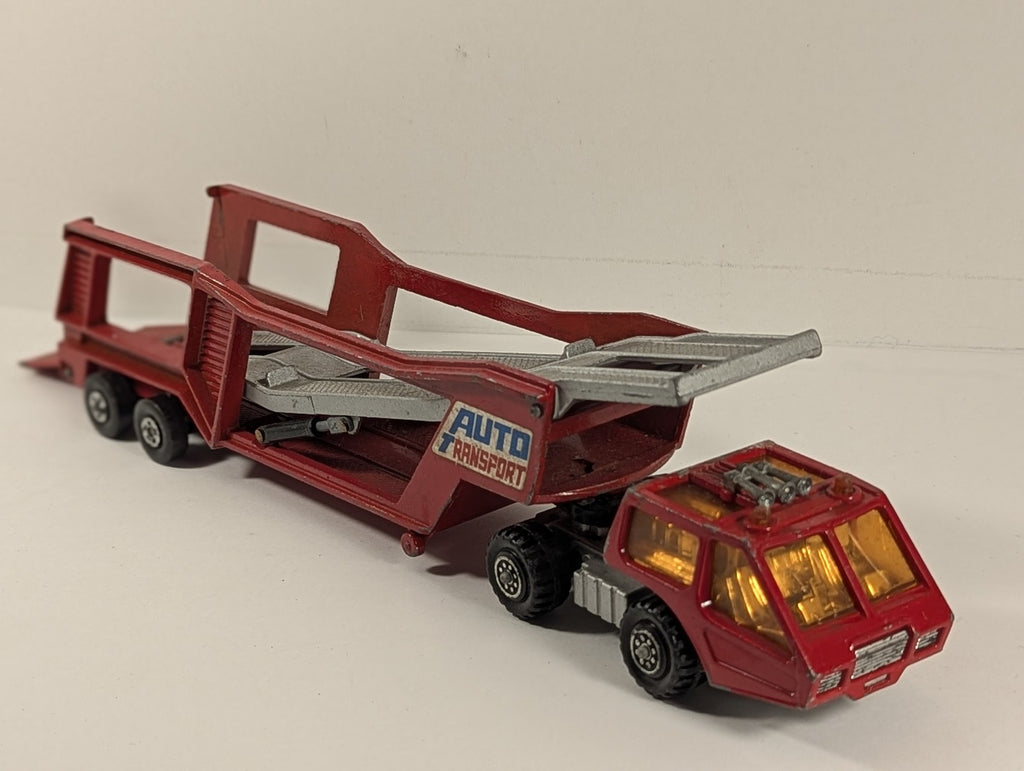 Matchbox Super Kings K-10 Car Transporter Die-cast Vehicle Red, Auto Transport