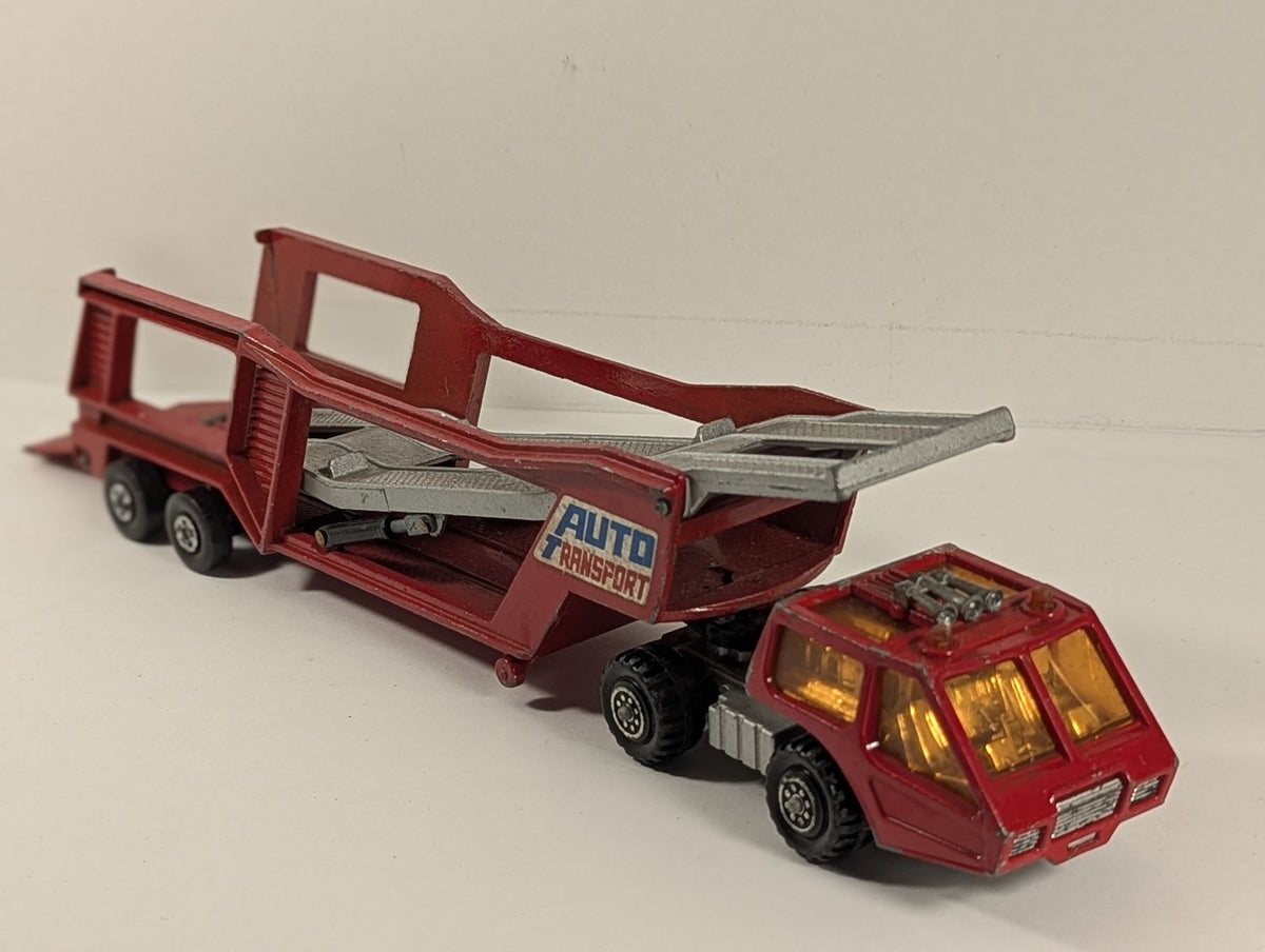 Matchbox Super Kings K-10 Car Transporter Die-cast Vehicle Red, Auto Transport