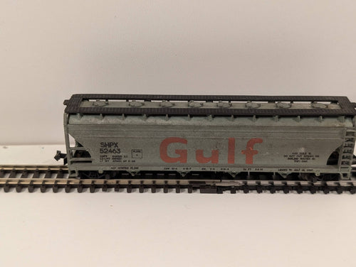 Atlas 4-Bay ACF Centerflow Covered Hopper – “Gulf” SHPX 52463 – N Scale
