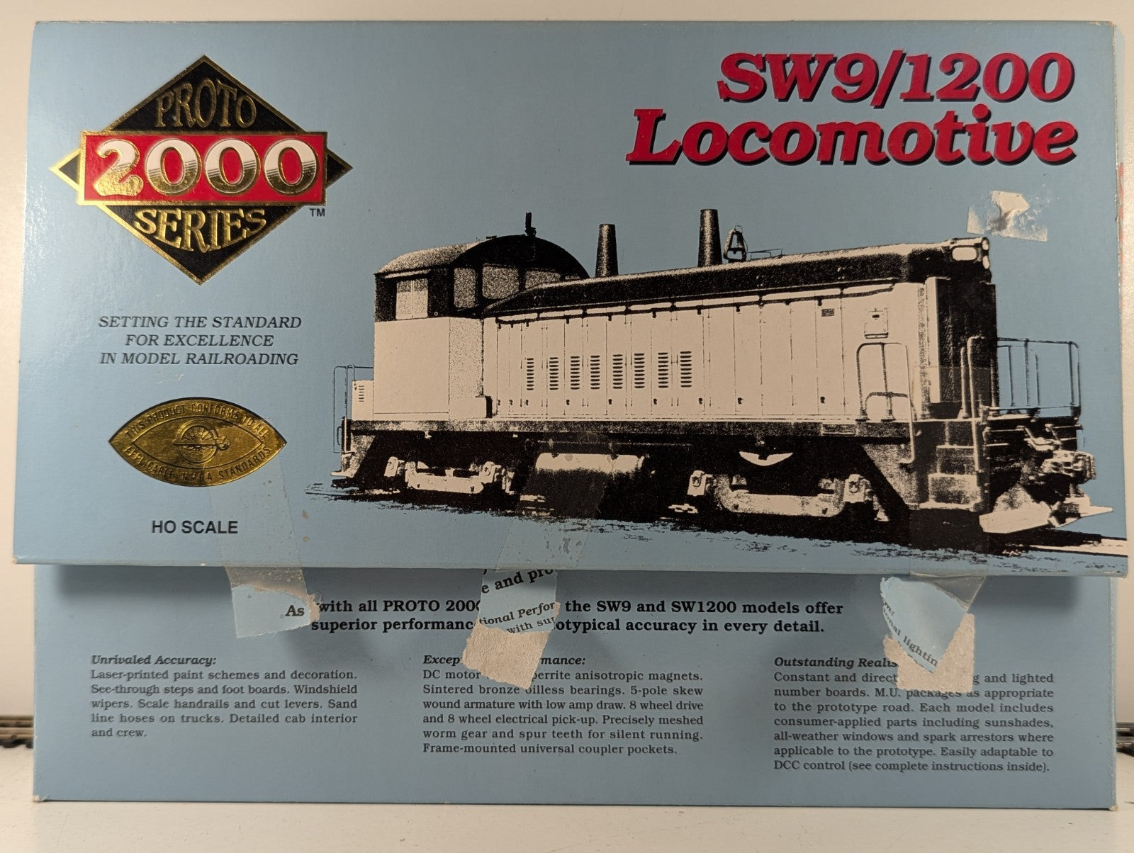 Proto 2000 HO Scale SW9/1200 Locomotive 1142x Southern (Central of Georgia)