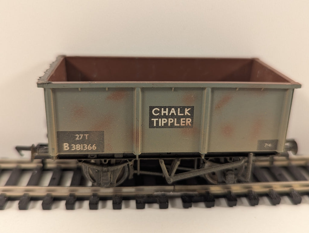 Bachmann Branchline 37-278A 27-Ton Steel Chalk Tippler Wagon – OO Gauge