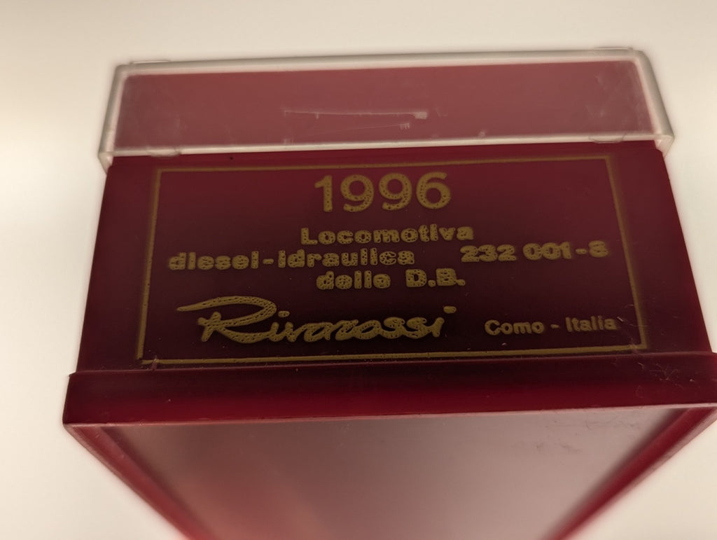 Rivarossi HO Gauge DB Class 232 Diesel Locomotive 232 001-8 DB Red & Grey 1996