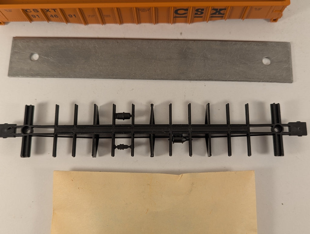 Athearn HO Gauge Work Train Gondola Goods Wagon 914691 CSX Orange 1124