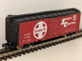 Con-Cor 0001-01801A N Gauge Santa Fe Steel Boxcar - Boxed