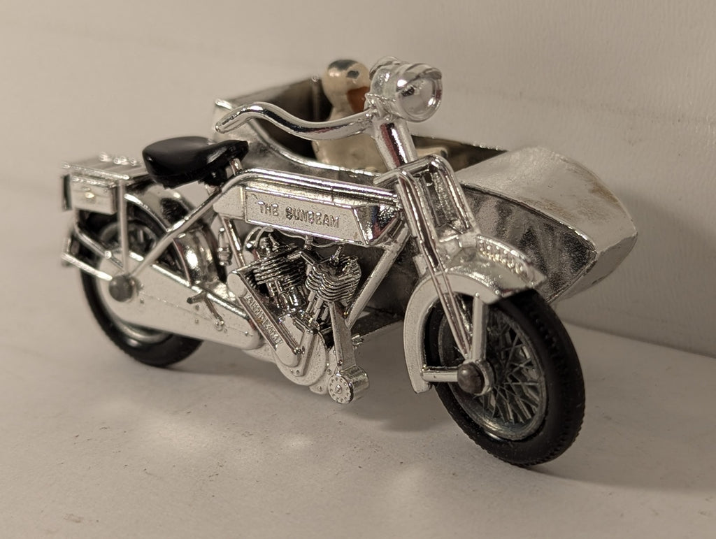 Lesney 1914 Sunbeam Motor Cycle Die-cast Model Chrome Y-8