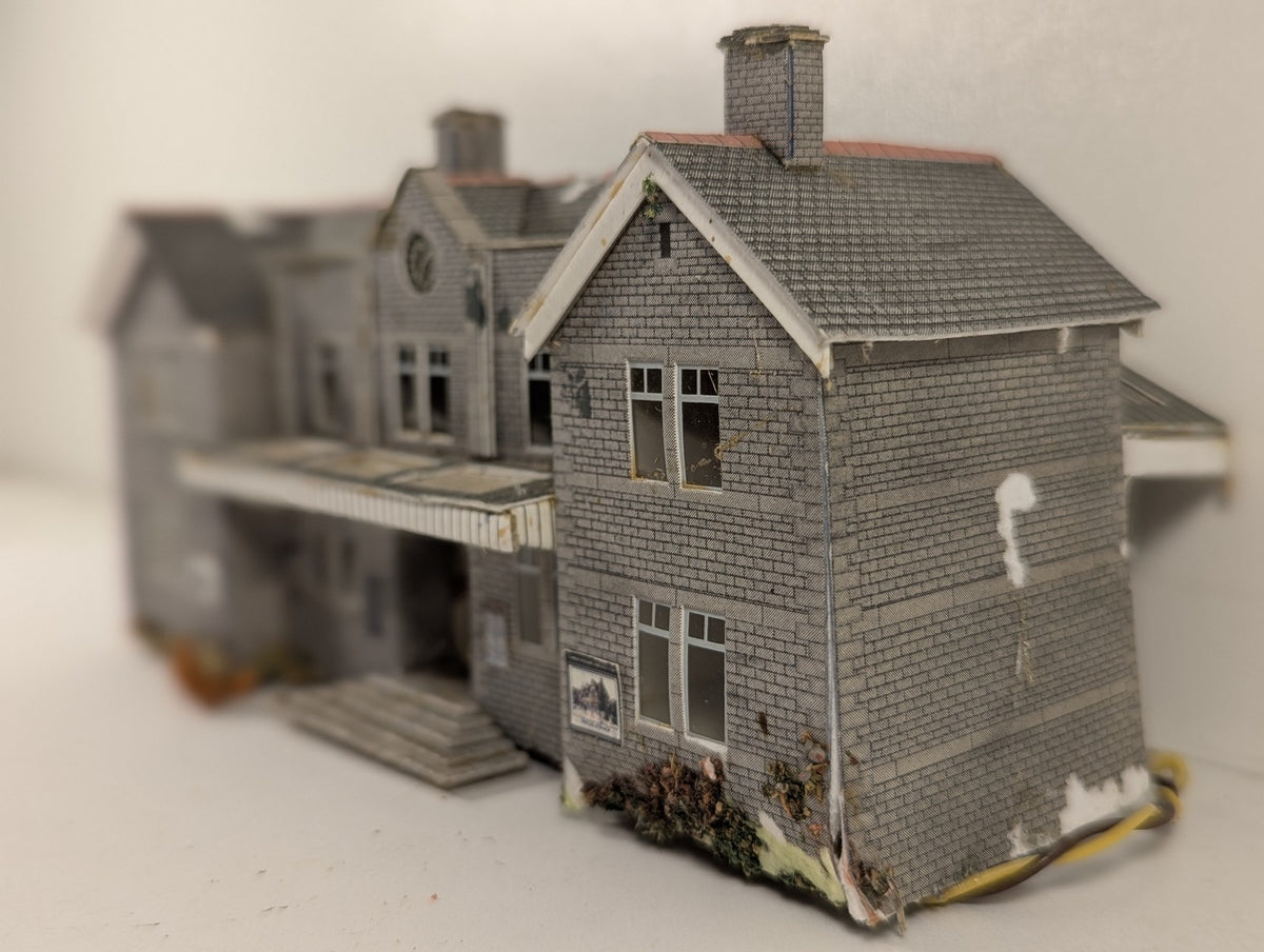 Metcalfe N Gauge Stone Main Station Building Buildings Grey Stone