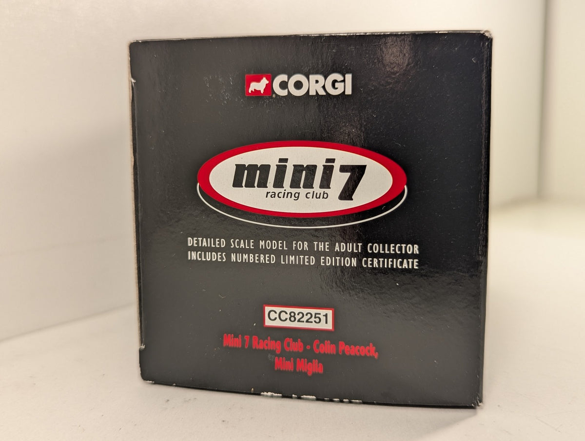 Corgi Mini 7 Racing Club - Colin Peacock, Mini Miglia Die-cast Model Car 83