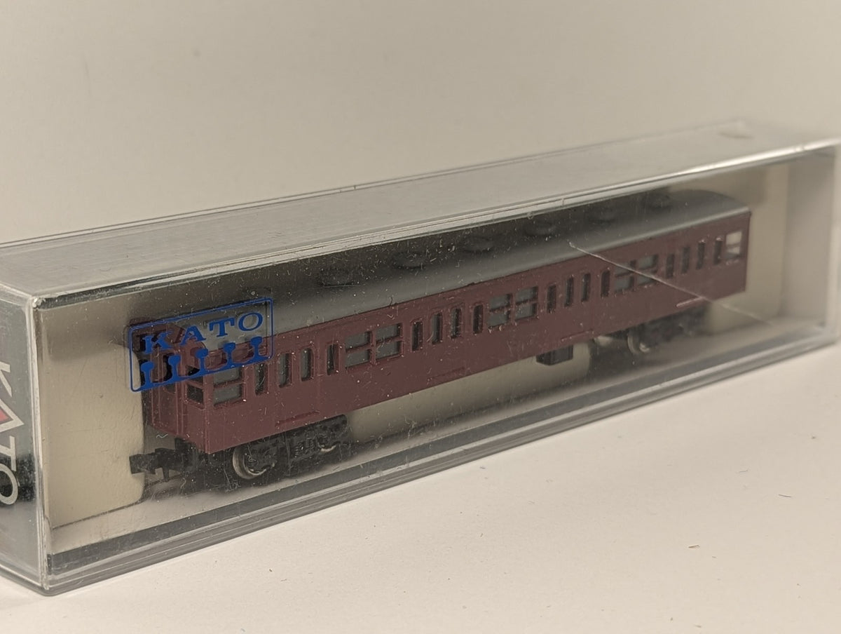 Kato N Gauge JNR Kuha 16 Commuter Coach Passenger Coach JNR Brown