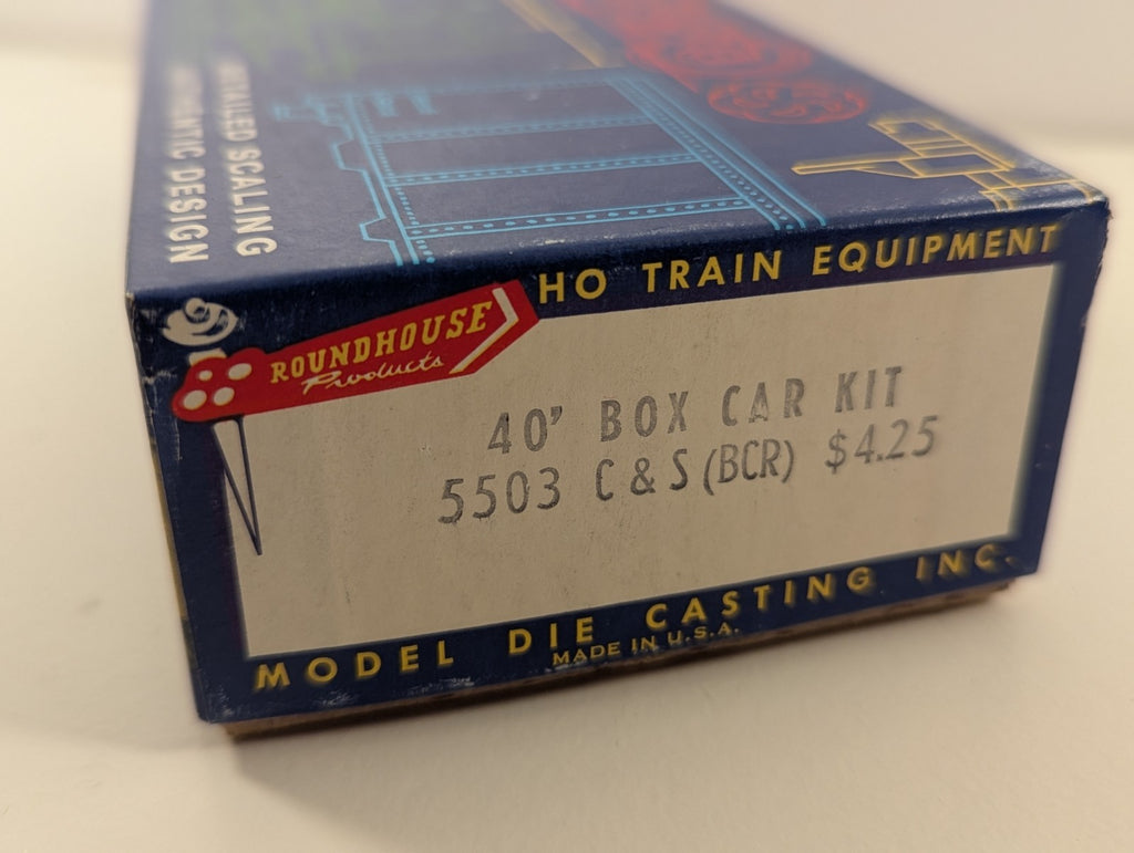 Athearn HO 40ft Box Car Burlington Route Kit