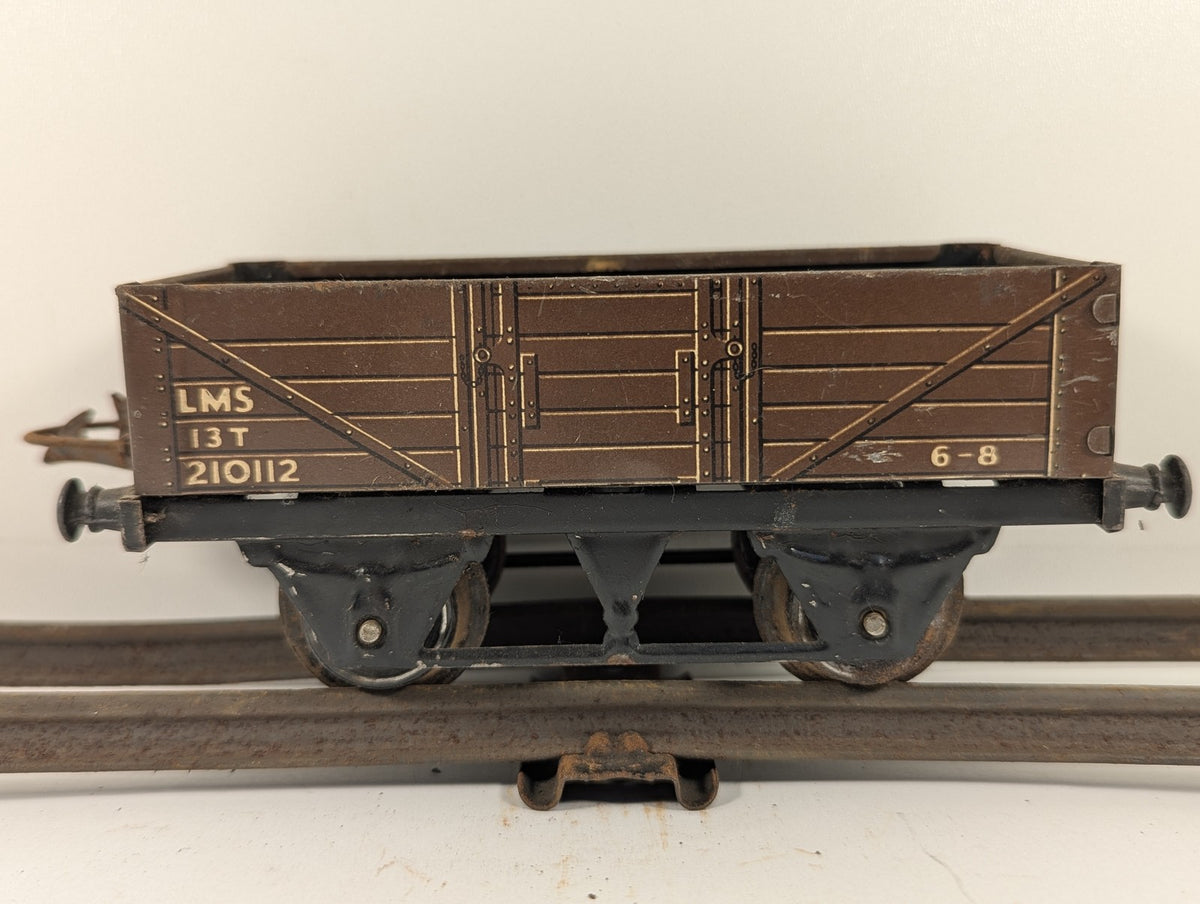 Hornby O Gauge No. 1 LMS 13T Open Wagon 210112 LMS Brown