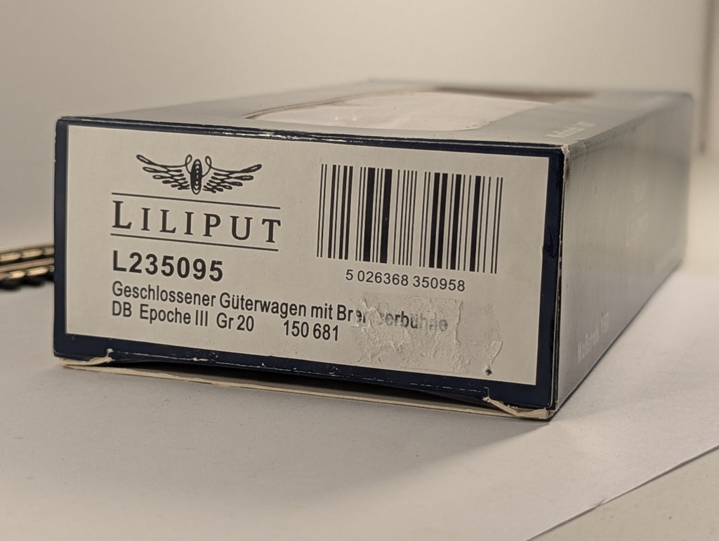 Liliput L235095 HO Gauge Flatbed Freight Wagon with Wood Load - Boxed