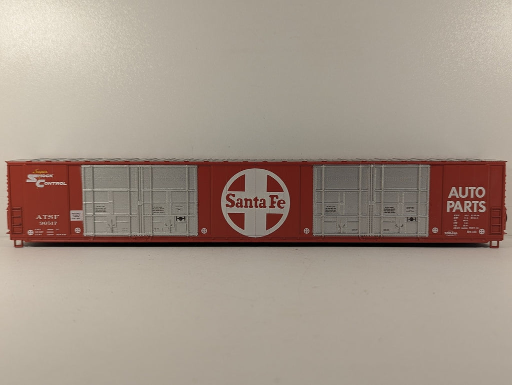 Athearn HO Gauge 86ft Hi-Cube 8-Door Boxcar 36517 Santa Fe 1998